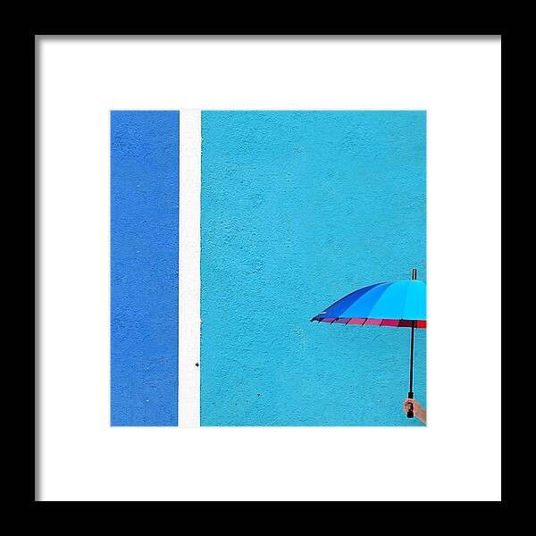 Nuacin Framed Print featuring the photograph Blue Day by Jesus Ortiz