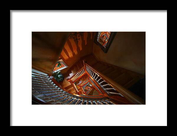 Stairs Framed Print featuring the photograph No Way out by Robert Och