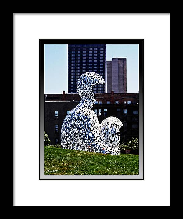 Nomade Framed Print featuring the photograph Nomade in Des Moines by Farol Tomson