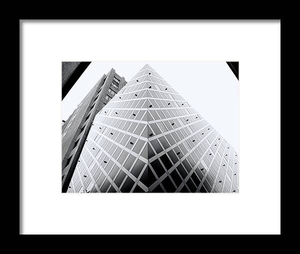 Building Framed Print featuring the photograph Non-pyramidal by Wayne Sherriff