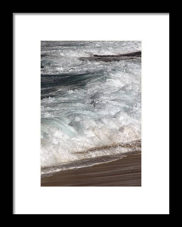 Framed Print featuring the photograph North Beach, Oahu II by Kenneth Campbell