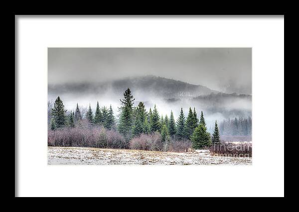 Snow Framed Print featuring the photograph North Meadow by Rod Best