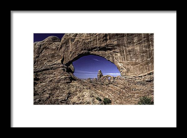 Utah Framed Print featuring the photograph North Window, Arches by Gary Shepard