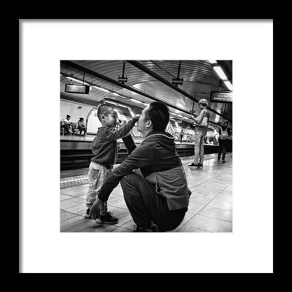 Lensculture Framed Print featuring the photograph Nose Link

#people #instapeople by Rafa Rivas