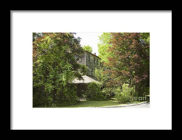 Walloomsac Inn Framed Print featuring the photograph Not an Inn Anymore by Carol Lynn Coronios