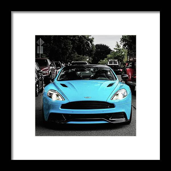  Framed Print featuring the photograph Not Bad, 2016 Aston Martin Vanquish by Dane Mulrooney
