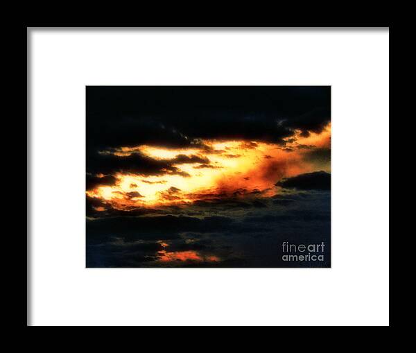 Sunset Framed Print featuring the photograph Nothing Gold Can Stay by September Stone