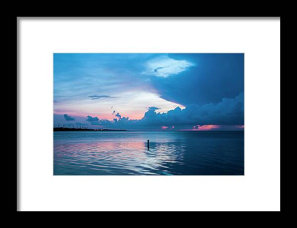 Conch Key Framed Print featuring the photograph Now the Day is Over by Ginger Wakem