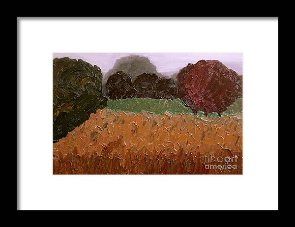 Abstract Framed Print featuring the painting Nowhere Known - SOLD by Paul Anderson