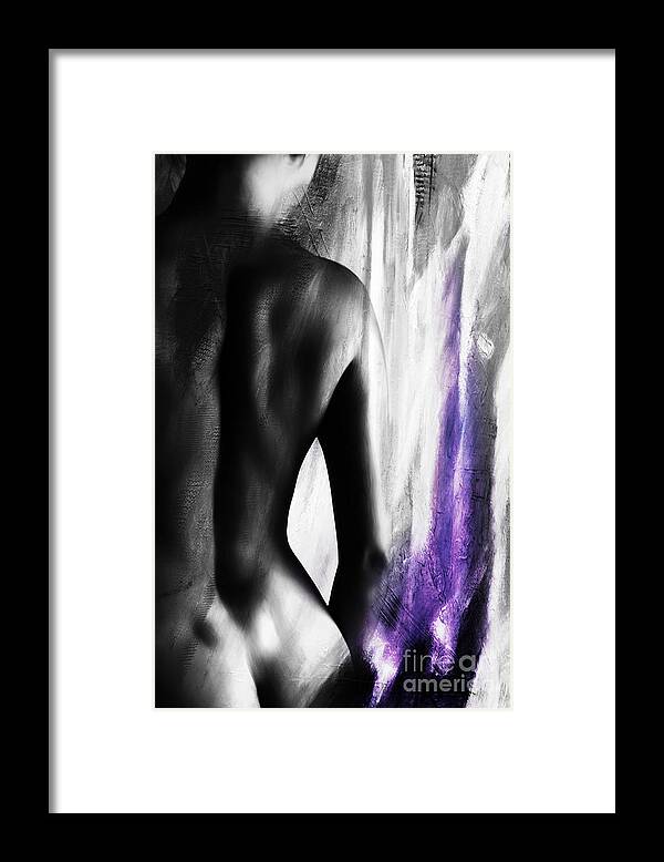 Nude Framed Print featuring the painting Nude 027 by Gull G