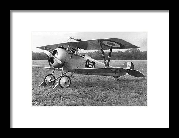 Nieuport Framed Print featuring the photograph Nungesser's Nieuport 17 by Lin Grosvenor