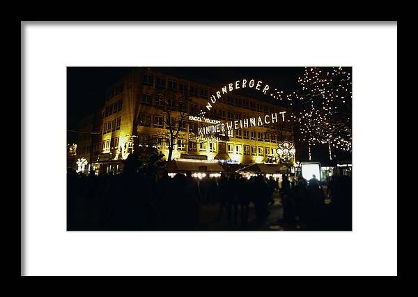 Nuremberg Framed Print featuring the photograph Nuremberg Christmas Market by Takaaki Yoshikawa