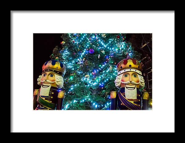 Nutcrackers Framed Print featuring the photograph Nutcrackers On Guard by Mick Anderson