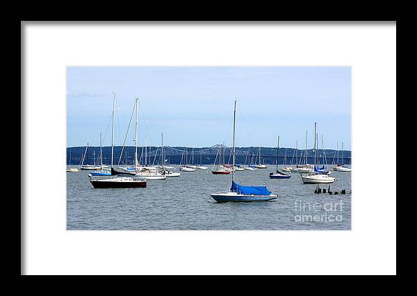 Hudson River Framed Print featuring the photograph Nyack TappanZee Bridge by DazzleMe Photography