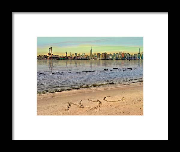 Nyc Framed Print featuring the photograph NYC by Nina Bradica