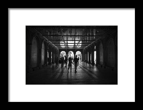 Black And White Framed Print featuring the photograph Nyc3 by Rob Dietrich