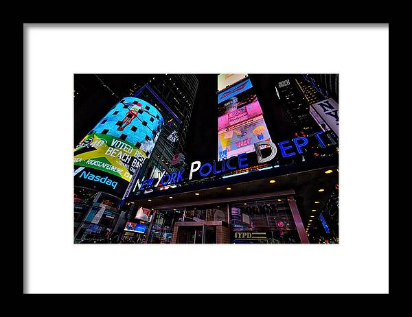 Nypd Framed Print featuring the photograph Nypd by Ross Henton