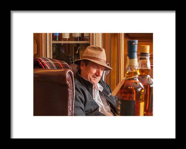 Whisky Framed Print featuring the photograph Oban Whisky Shop by Kathleen McGinley