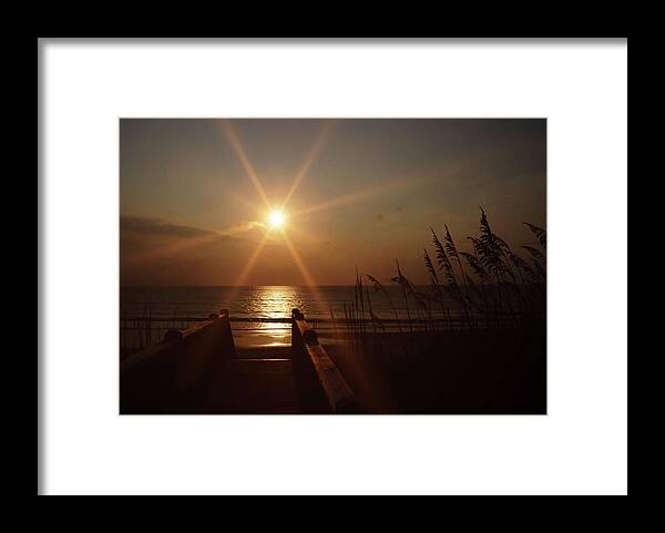 Ahead Framed Print featuring the photograph Obx Sunrise by JAMART Photography
