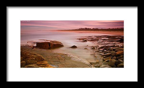 Seascape Photography Framed Print featuring the photograph Ocean beauty 801 by Kevin Chippindall