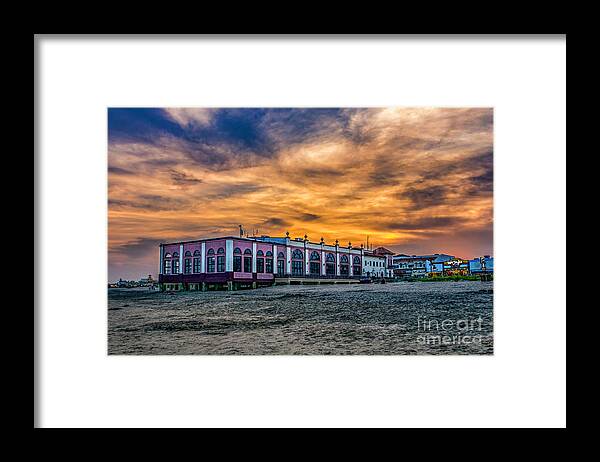 Landmark Framed Print featuring the photograph Ocean City Sunset by Nick Zelinsky Jr