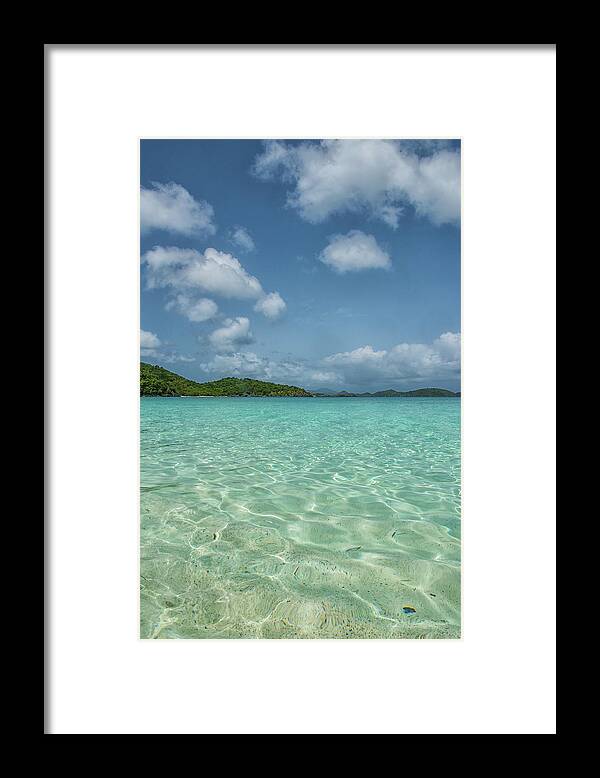 Ocean Framed Print featuring the photograph Ocean for miles by Greg Wyatt