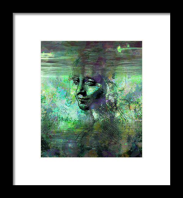 . Framed Print featuring the digital art Ocean by Laura Boyd