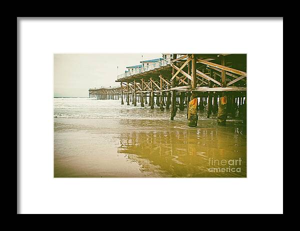 Pier Framed Print featuring the photograph Ocean Timbers by Becqi Sherman