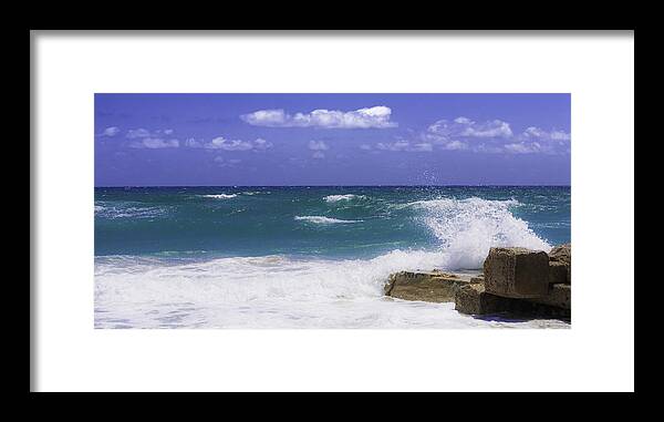 Ocean Framed Print featuring the photograph Ocean View by Jason Moynihan