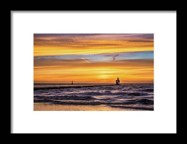 Lighthouse Framed Print featuring the photograph October Surprise by Bill Pevlor