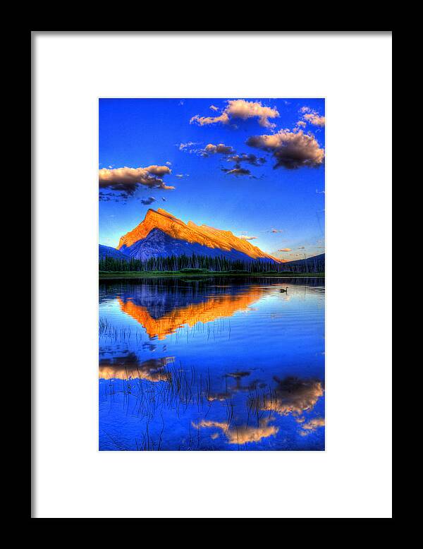 Mountain Framed Print featuring the photograph Of Geese and Gods by Scott Mahon