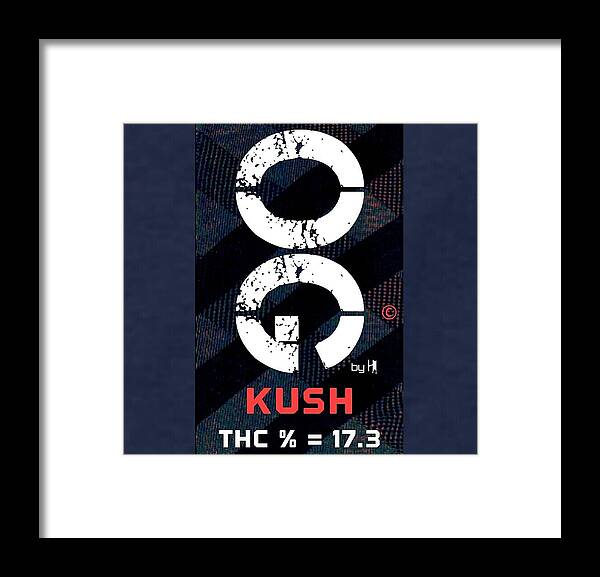 Trap Framed Print featuring the tapestry - textile OG KUSH pb by Hi