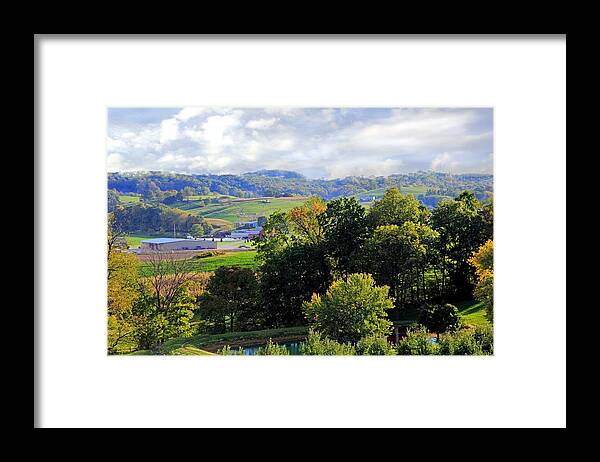 Ohio Landscapes Framed Print featuring the photograph Ohio Countryside by Angela Murdock