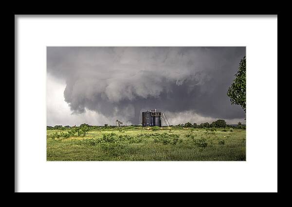 Cisco Framed Print featuring the photograph Oil Tornado by Brian Khoury
