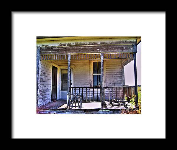 Old Abandoned House Framed Print featuring the photograph Old Abandoned House by Savannah Gibbs