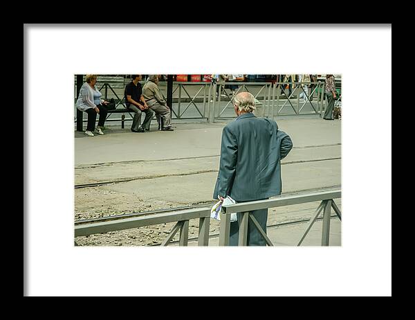 Tour Framed Print featuring the photograph Old, Alone, with Dignity by KG Thienemann