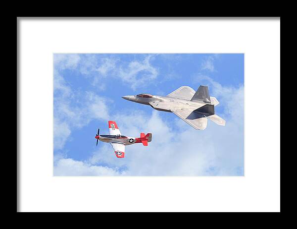 Military Framed Print featuring the photograph Old and New by Steve McKinzie