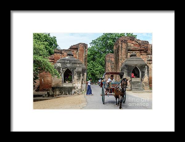City Wall Framed Print featuring the photograph Old Bagan by Werner Padarin