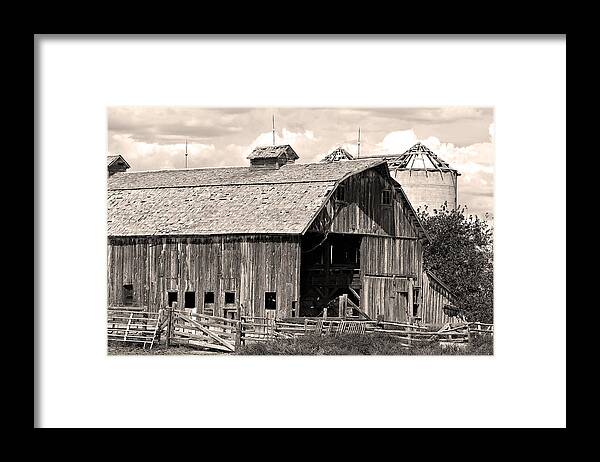 Colorado Framed Print featuring the photograph Old Boulder County Colorado Barn by James BO Insogna