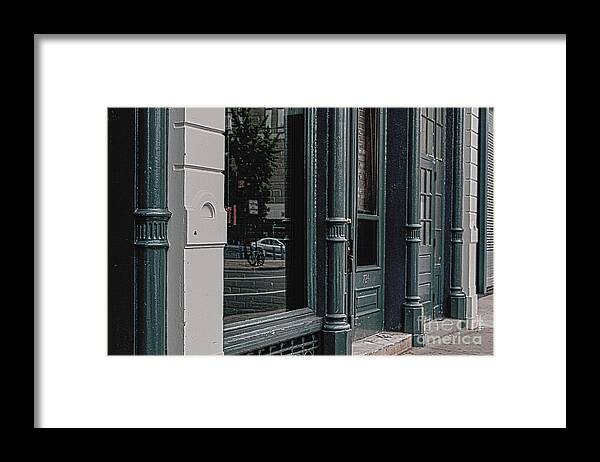 Philadelphia Framed Print featuring the photograph Old Building Front by Sandy Moulder