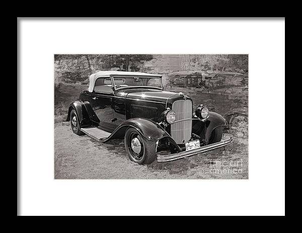 Cars Framed Print featuring the photograph Old Convertible by Randy Harris