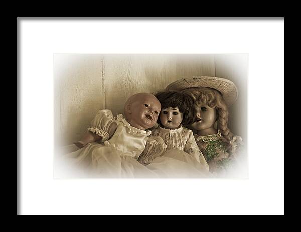 Antiques Framed Print featuring the photograph Old Friends by Carolyn Marshall
