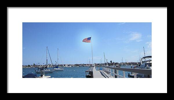 Flag Framed Print featuring the photograph Old Glory 2 by Dan Twyman