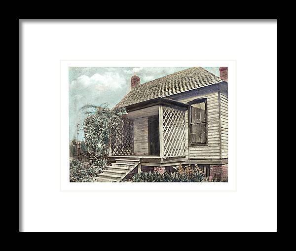 Antique Framed Print featuring the photograph Old Homeplace by Susan Leggett