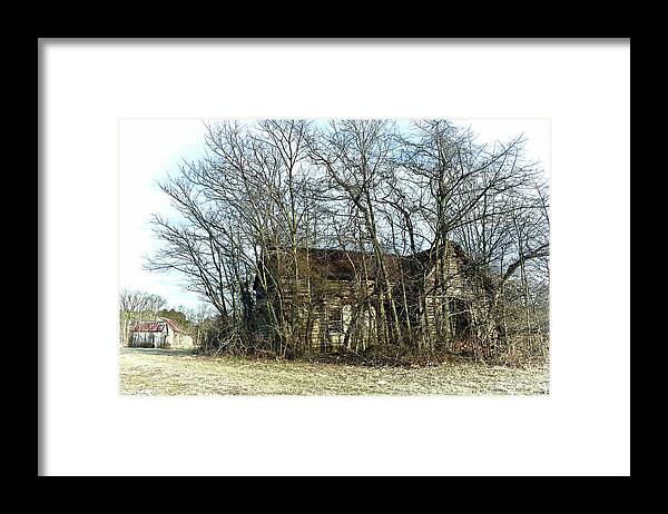 Old House Framed Print featuring the photograph Old House by La Dolce Vita