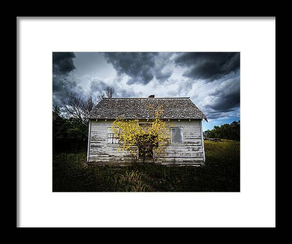 Old House Framed Print featuring the photograph Old House by Wesley Aston