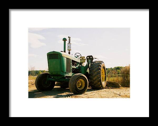 Linda Drown Framed Print featuring the photograph Old John Deere by Linda Drown
