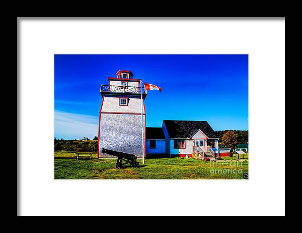 Canada Lighthouses Landscapes Framed Print featuring the photograph Old Lighthouse by Rick Bragan