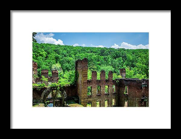 Ruins Framed Print featuring the photograph Old Mill by James L Bartlett