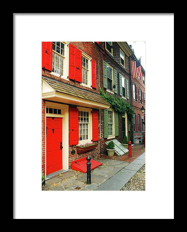 Philadelphia Framed Print featuring the photograph Old Philly by James Kirkikis